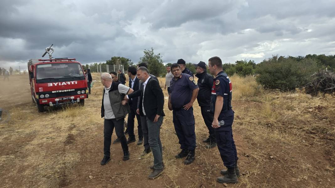 Konya Derbent’te orman yangını çıktı 4